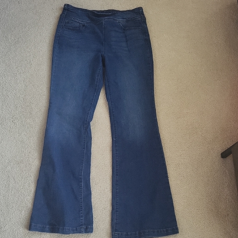 Sofia by Sofia Vergara Dark Blue Wide Leg Jeans